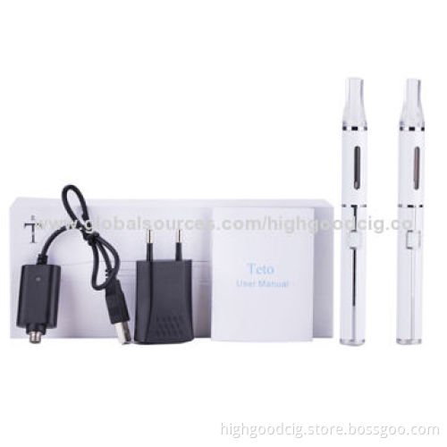 New Arrival High-quality Cheap Wholesale Electronic Cigarette Starter Kit Teto, 1.8 Ohms Resistance